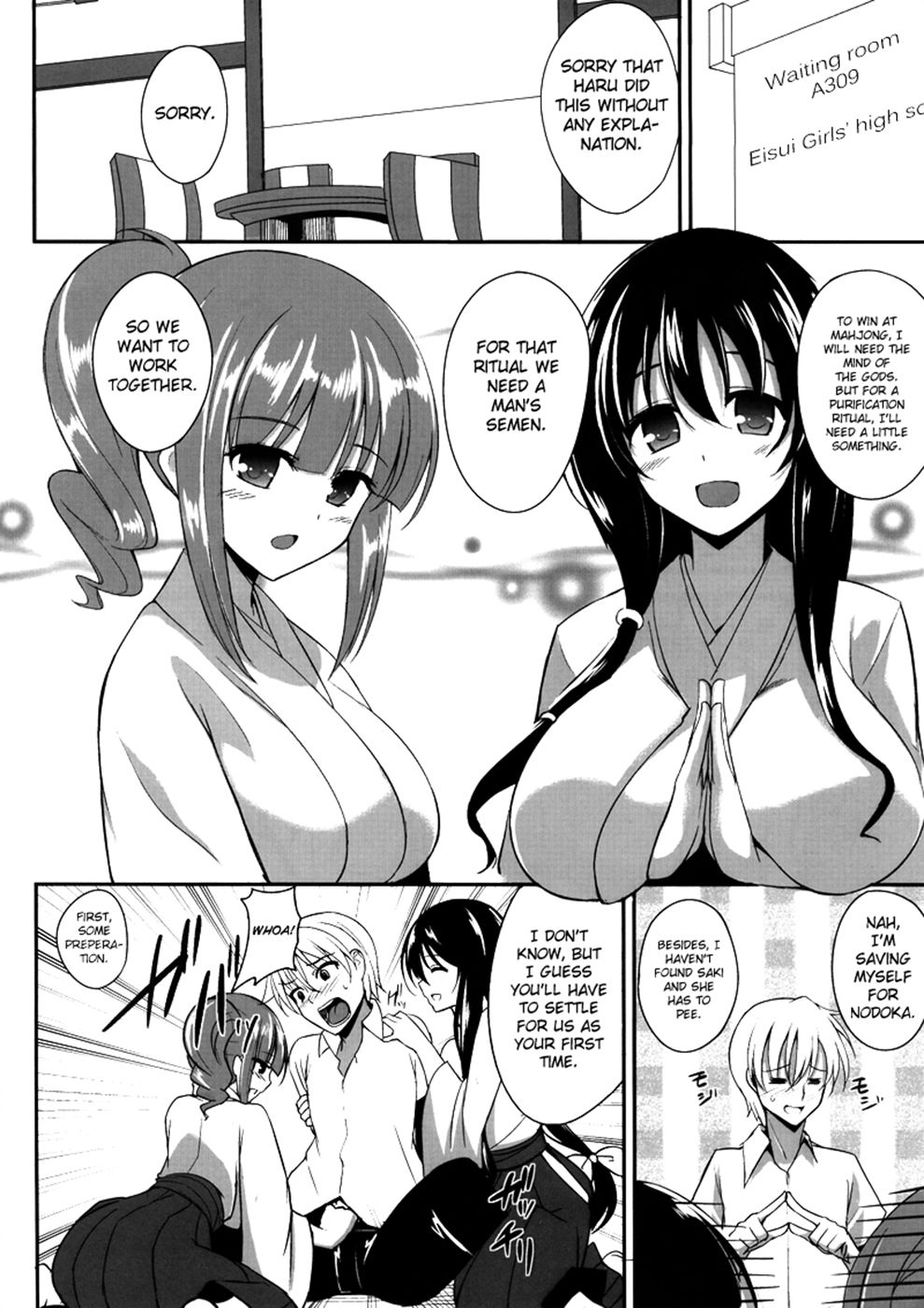 Hentai Manga Comic-Sakusei Janshi-Read-3