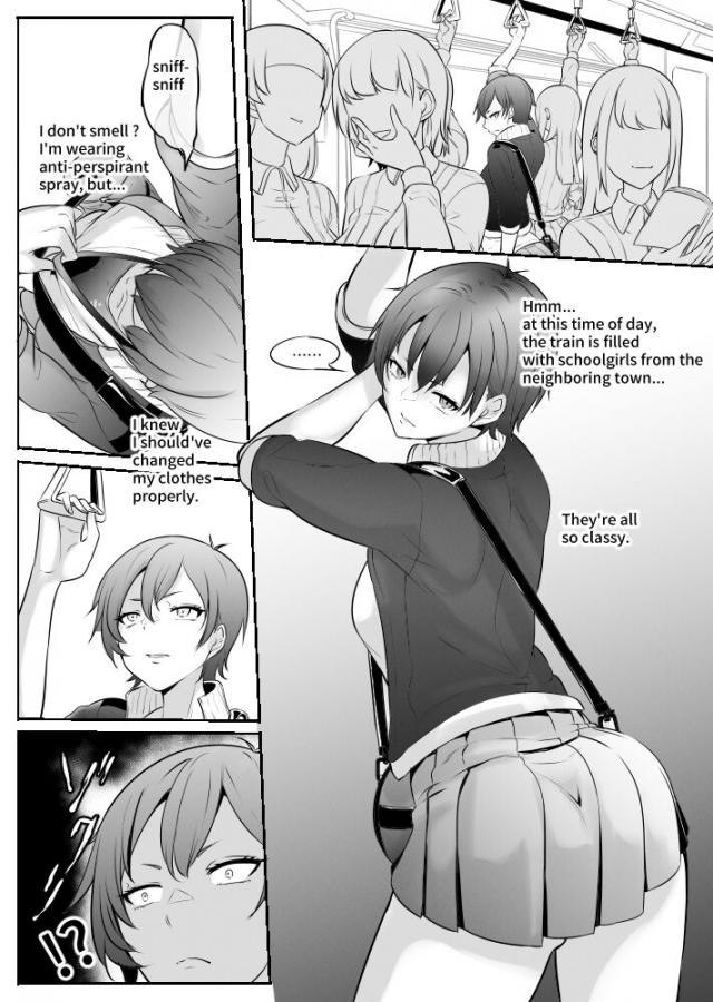 hentai-manga-Athletic Boyish JK is Molested and Ejaculates
