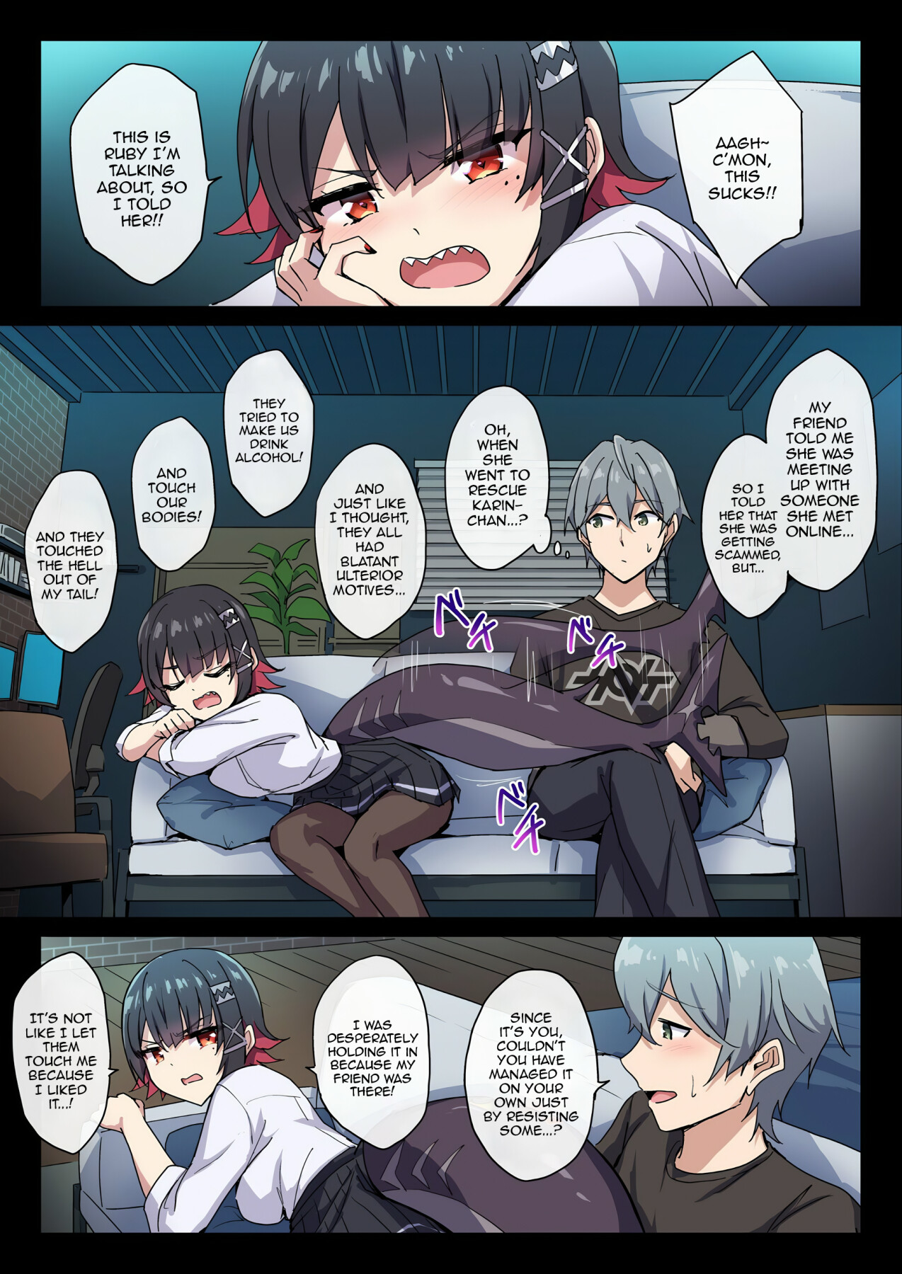 Hentai Manga Comic-SHARKBED-Read-11